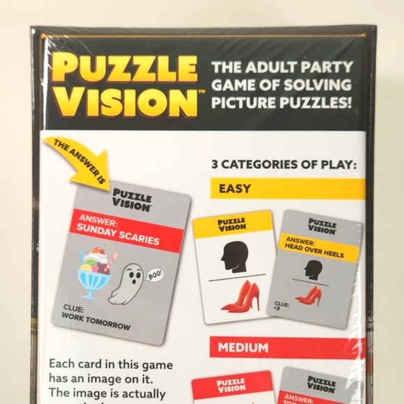 Factory Sealed PUZZLE VISION CARD GAME - Picture 5 of 16